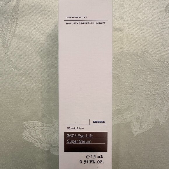 Korres Black Pine 360° Eye-Lift Super Serum – 15ml / 0.51 fl oz (NEW) 🌲✨ - Picture 4 of 4